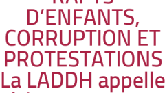 RAPTS D'ENFANTS, CORRUPTION ET PROTESTATIONS La LADDH appelle à l'action et non pas à la réaction