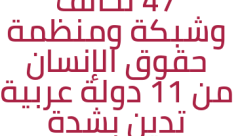 47 تحالف وشبكة ومنظمة حقوق الإنسان من 11 دولة عربية تدين بشدة الإعدامات في المملكة العربية السعودية